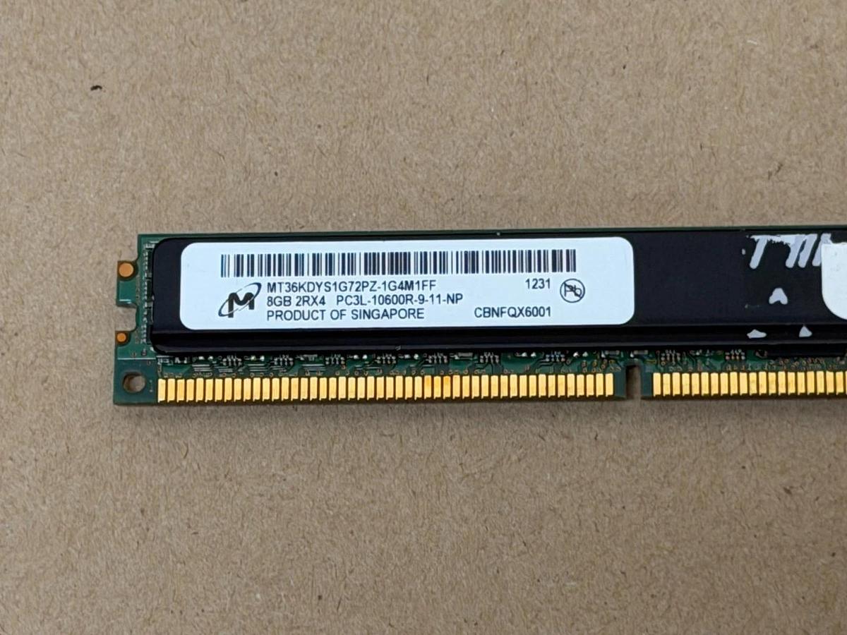 Used Micron MT36KDYS1G72PZ-1G4M1FF 8GB SDRAM Memory Module