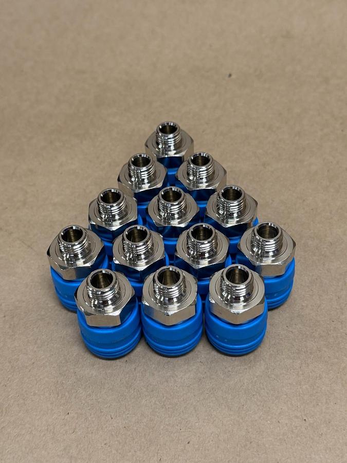 Used Festo Quick Connect Coupling Male Thread - Lot of 11