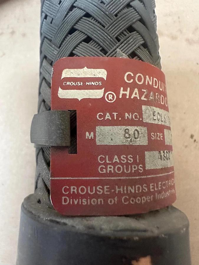 Used Crouse-Hinds ECLK110 Liquidtight Flex Coupling