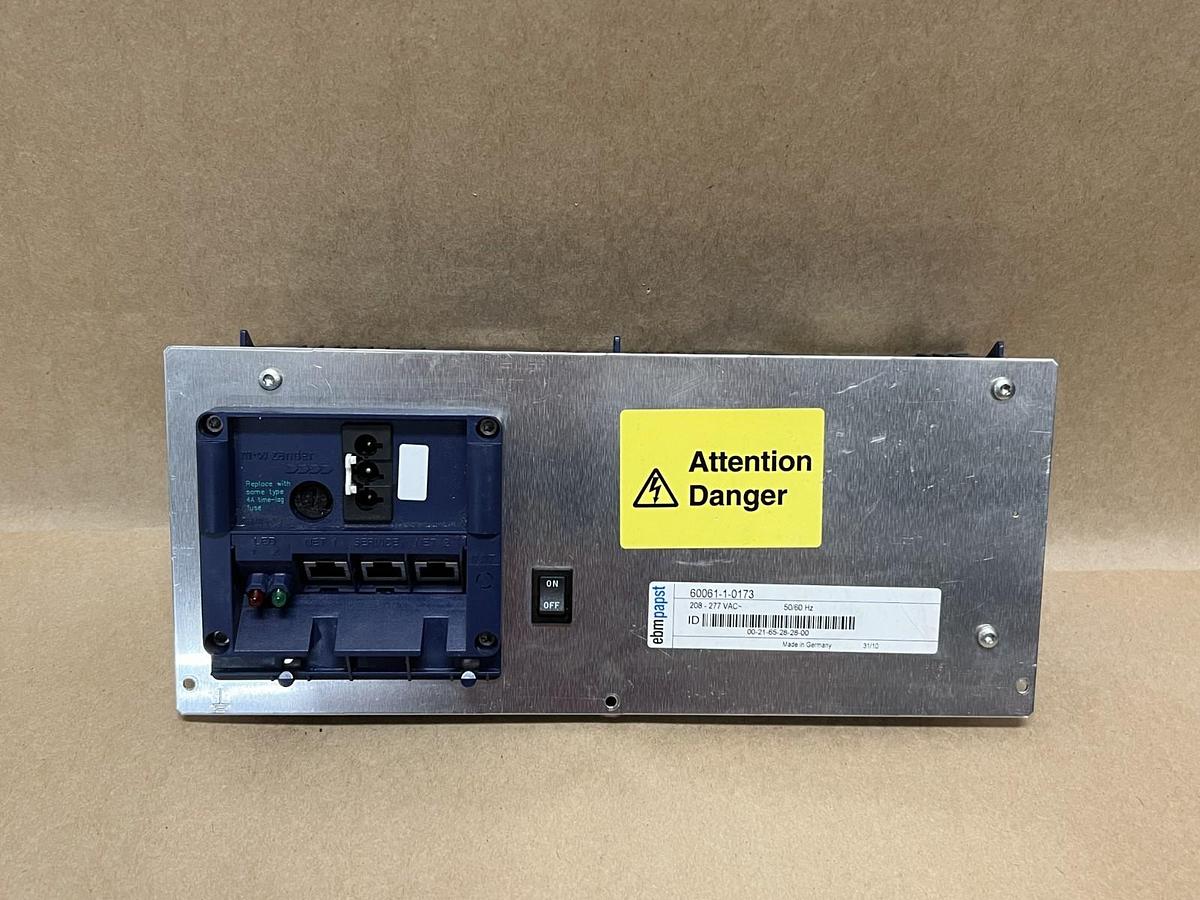 Used EBM Papst 60061-1-0173 Power Control Module Unit for K3G400-AA21-34 Fan Assembly