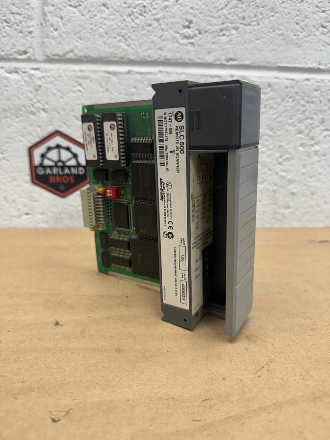 Used Allen Bradley 1747-SN Series B Remote I/O Scanner Module, SLC 500