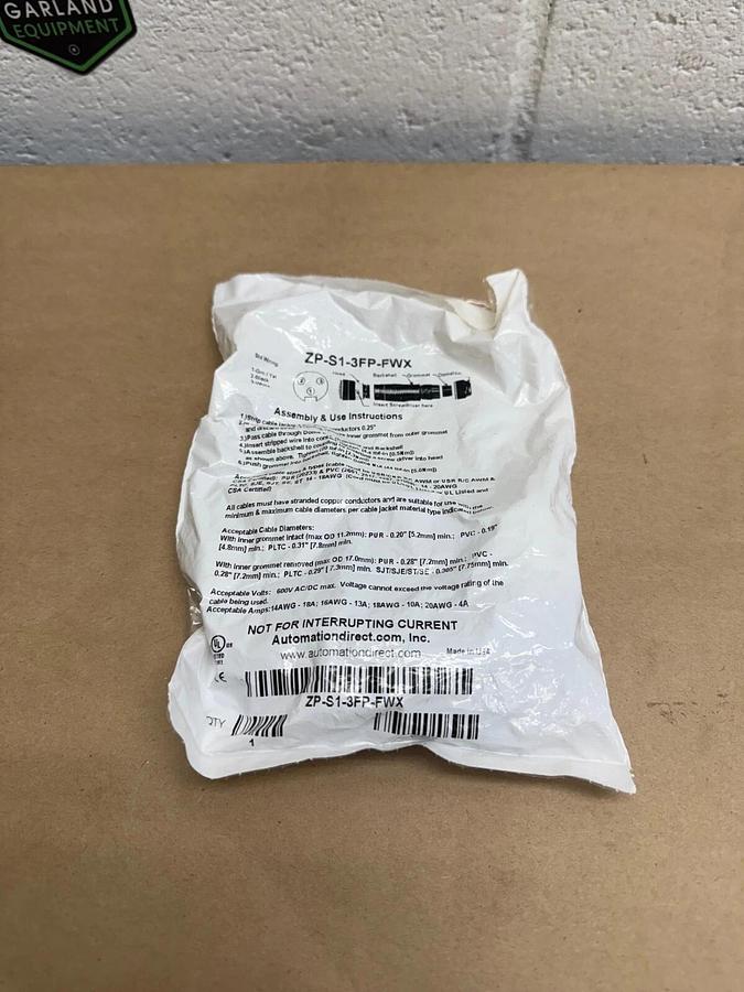 Used AutomationDirect ZP-S1-3FP-FWX Cable Connect