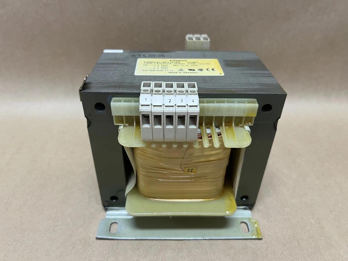 Used Siemens 4AM5741-5FT10-0C 1.0 (UL 0.8)/5.01KVA Transformer