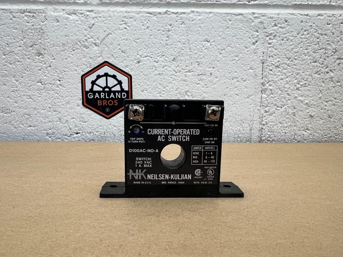 Used Neilsen-Kuljian D100AC-NO-A Current-Operated AC Switch