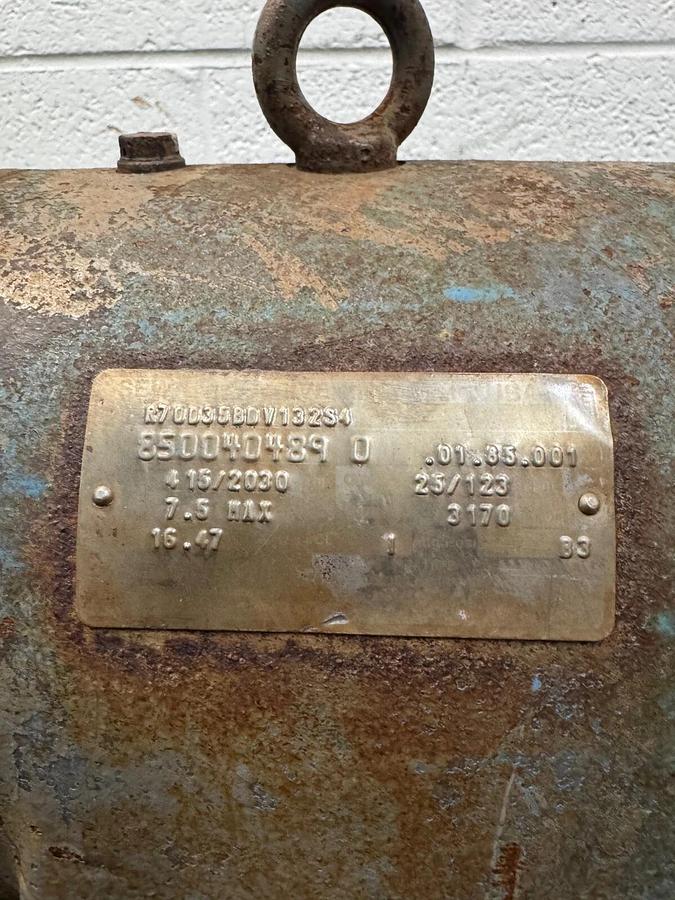 Used SEW Eurodrive R70D35BV123S4 Gear Reducer, Ratio 16.47:1