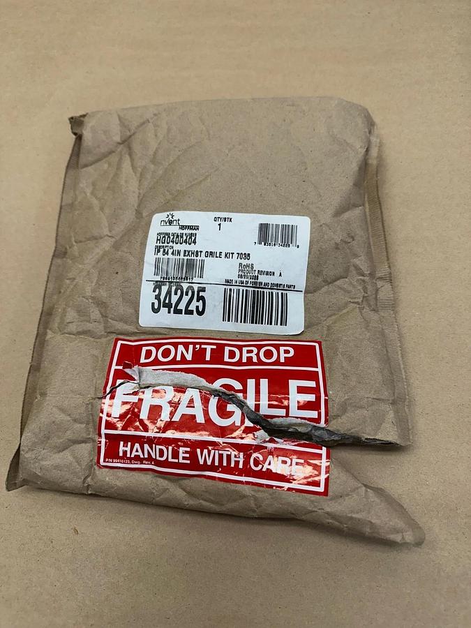 Used NVent Hoffman HG0400404 4” Exhaust Grille Kit *NEW*