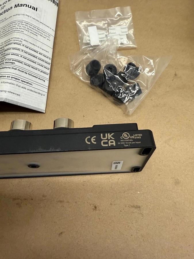 Used Keyence NQIL8P, I/O Module, Power Supply 20.4 to 28.8 VDC