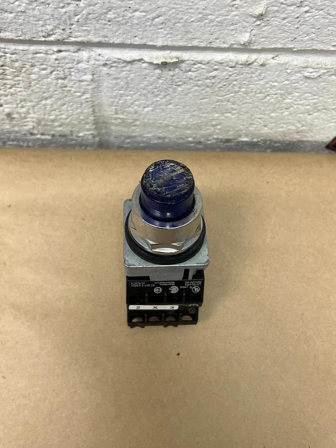 Used Siemens 52PT6D5AB Blue Push Button