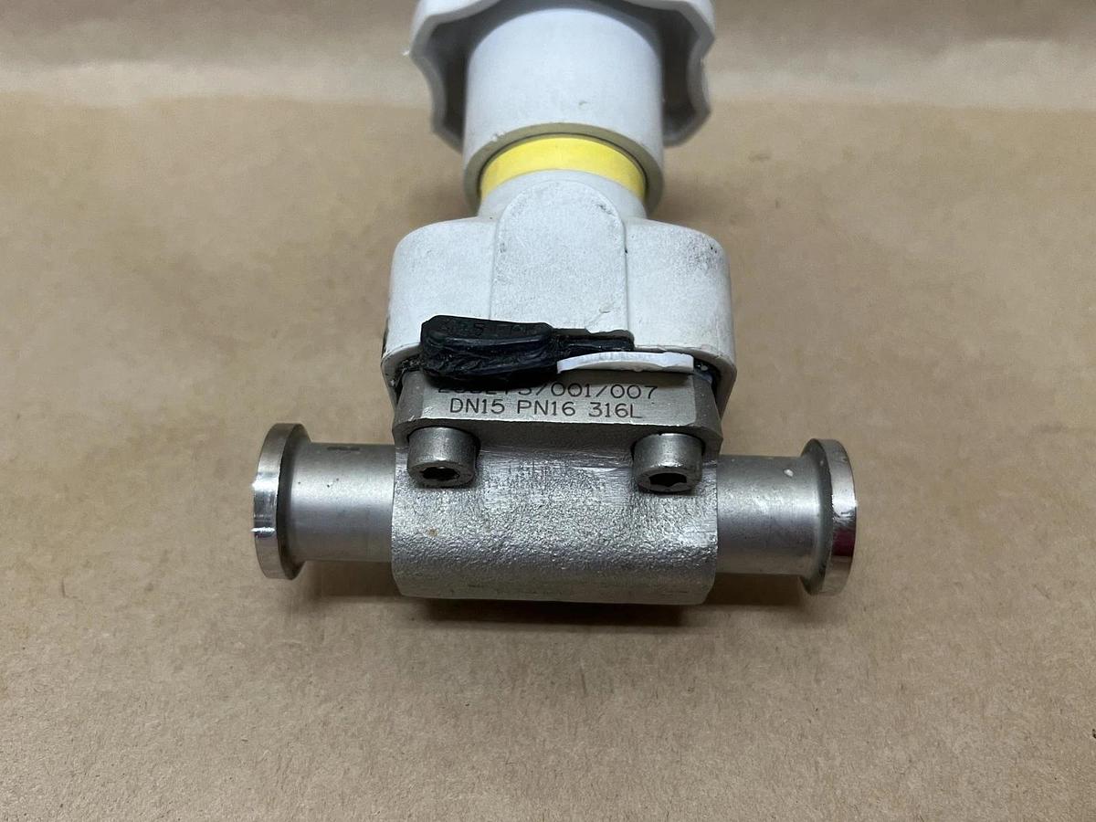Used Alfa Laval Saunders 233273/001/007 DN15, PN16, 316L 1/2", Diaphragm Valve
