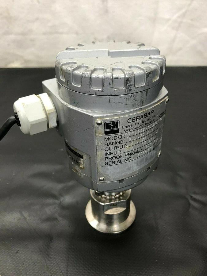 Used Endress & Hauser PMD532-C15D2N3Q4K Cerabar Pressure Transmitter