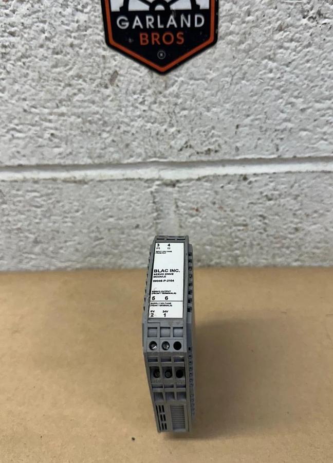 Used BLAC INC. 00046-P-2104 Servo Drive Module