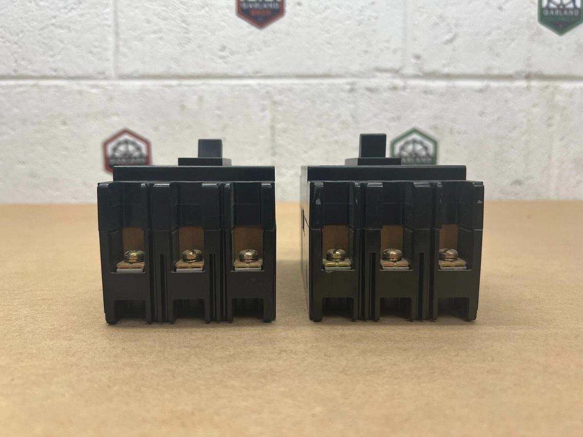 Used Mitsubishi NF30-SS 3A No-Fuse Breaker - Lot of 2