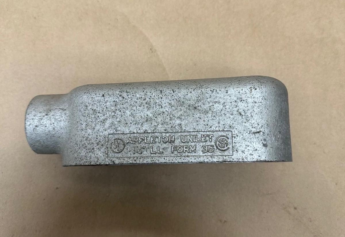 Used Appleton Unilet LL Form 35, 1-1/4” Conduit *NEW*