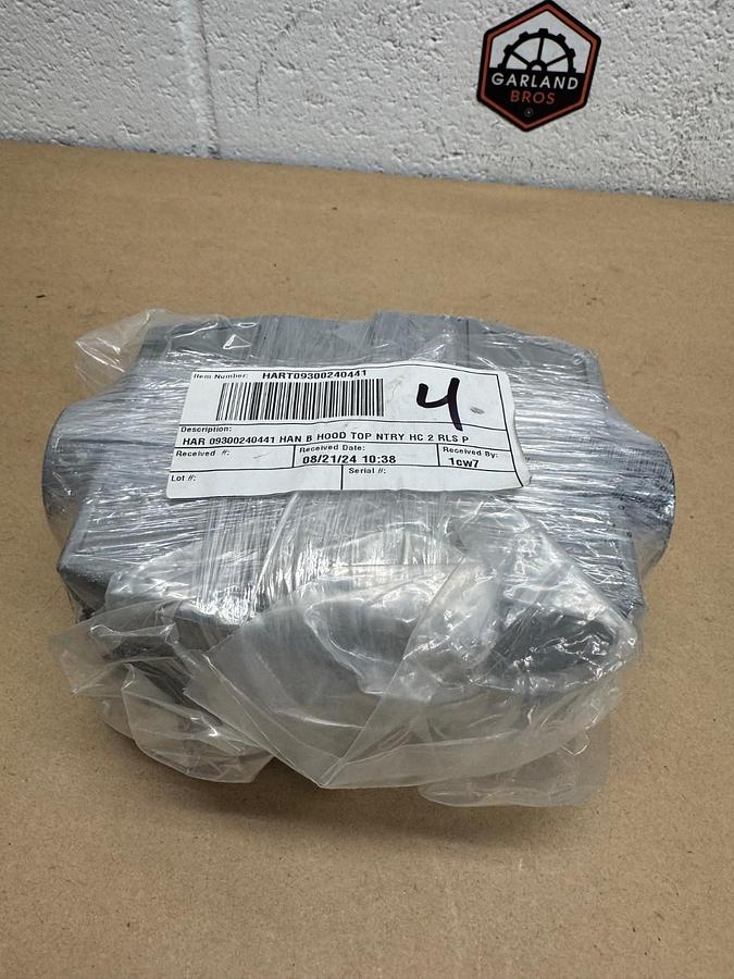 Used Harting 09300240441 Han B Hood Top Entry - Lot of 4 *NEW*