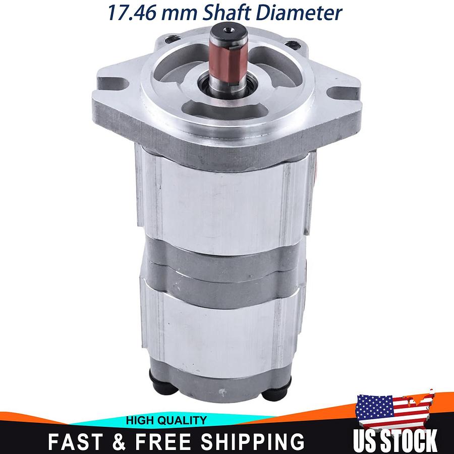 Used Vickers Hydraulic Pump 1117 w/ Crown Triton HKS215PR235R, 10Hp, 1760RPM Motor