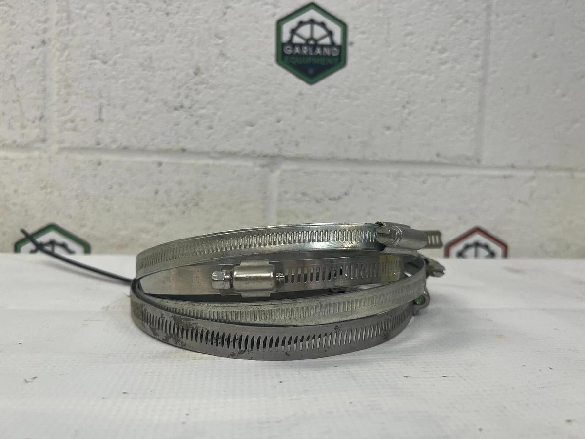 Used Hose Pipe Clamp Clips 84mm-152mm SS Hose Clamps, 6-set, Misc Fittings