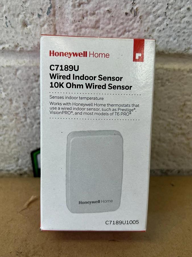 Honeywell C7189U Wired Indoor Sensor 10K Ohm Wired Sensor