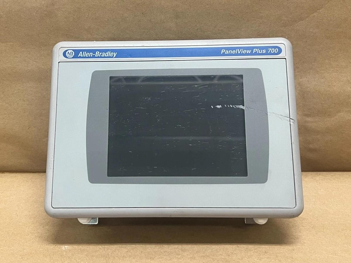 Used Allen Bradley 2711P-T7C4D8 PanelView Plus 700 w/ 2711-RP8D Ser A Logic Module
