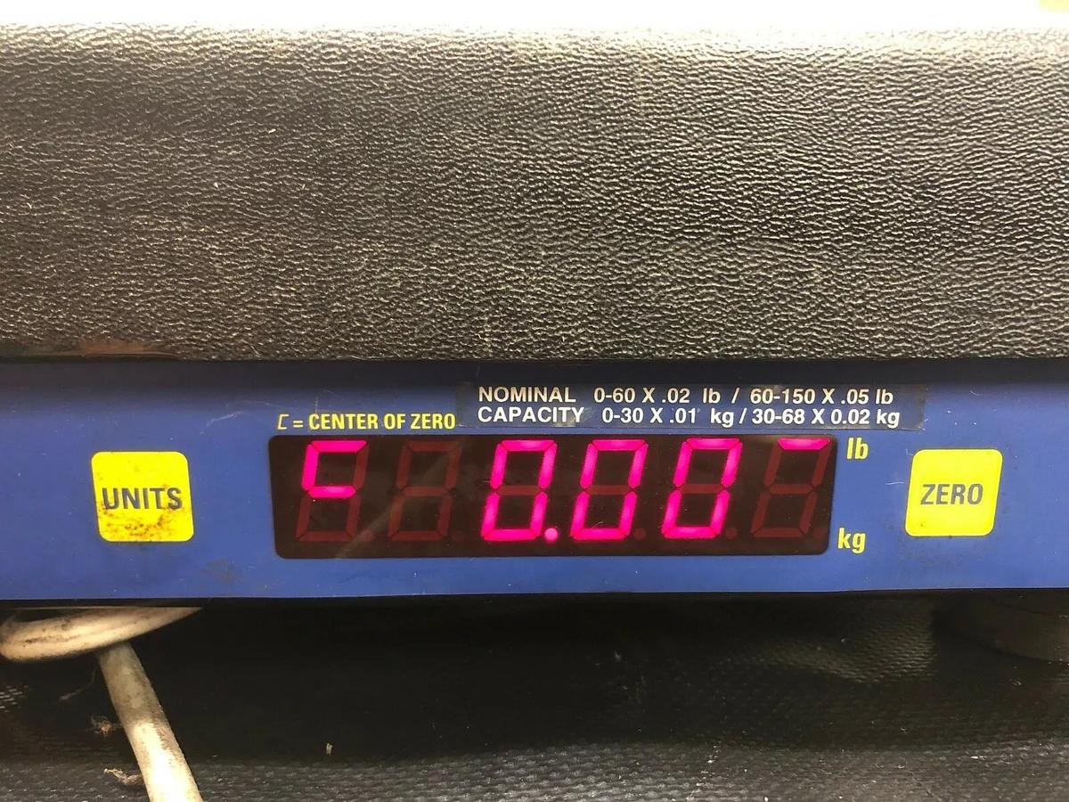 Used Fairbanks Shipping Scales 70-2453-4, 14”x14” Roller Top w/ Output Cord