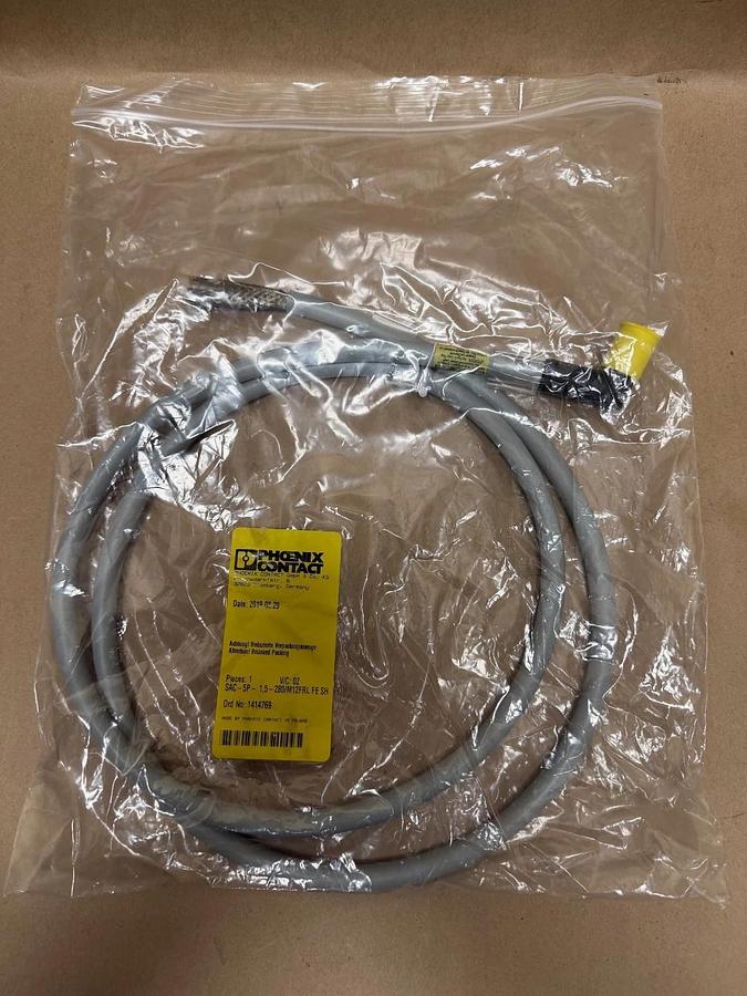 Used Phoenix Contact SAC-SP-1,5-280/M12FRL FE SH Power Cable *NEW*