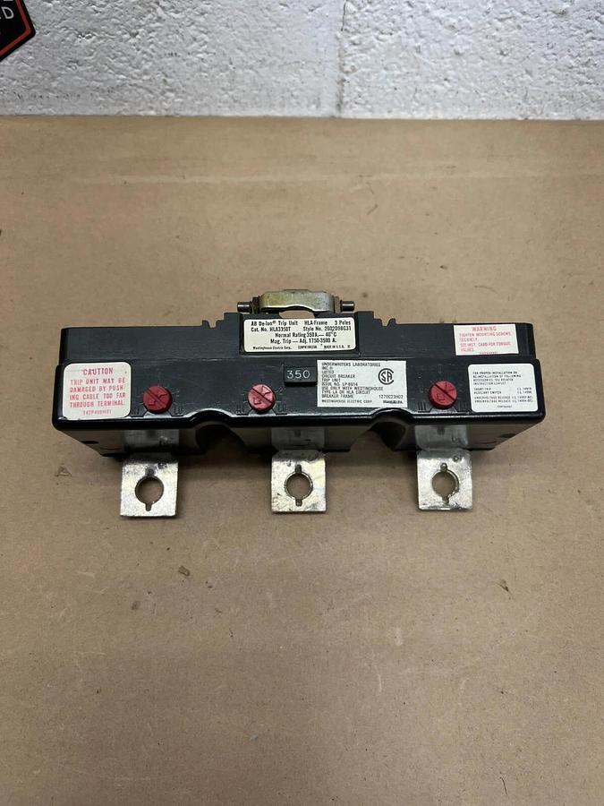 Used Westinghouse HLA3350T AB DE-ION Trip Unit, 3 Pole