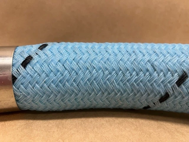 Used 25", PTFE Blue Polypro Braided Hose
