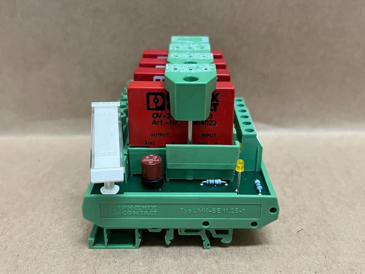Used Phoenix Contact UMK-4OM-R/MF/P Interface Module OV-24DC/60DC/3 Solid-State Relay