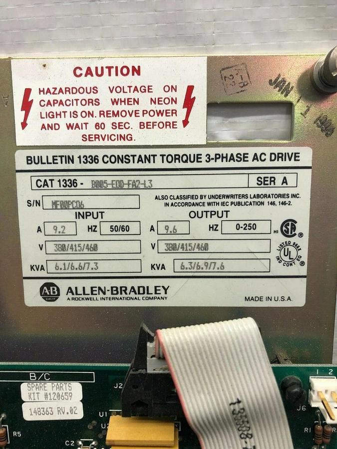 Used Allen Bradley 1336-B005-EDD-FA2-L3 Main Control Circuit Board