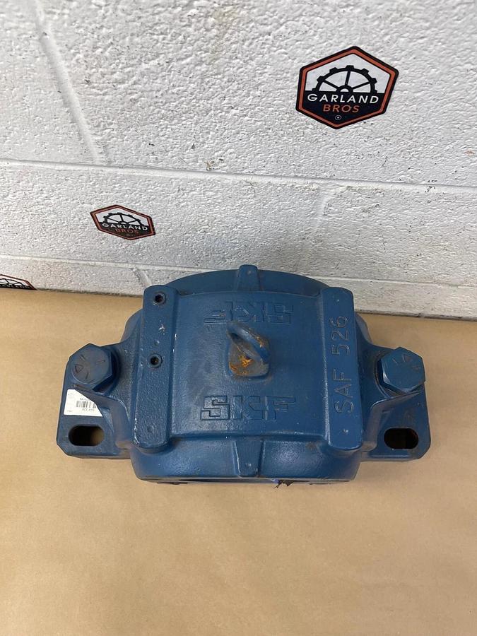 Used SKF SAF 526 Pillow Block Bearing Housing, 4 Bolt Base