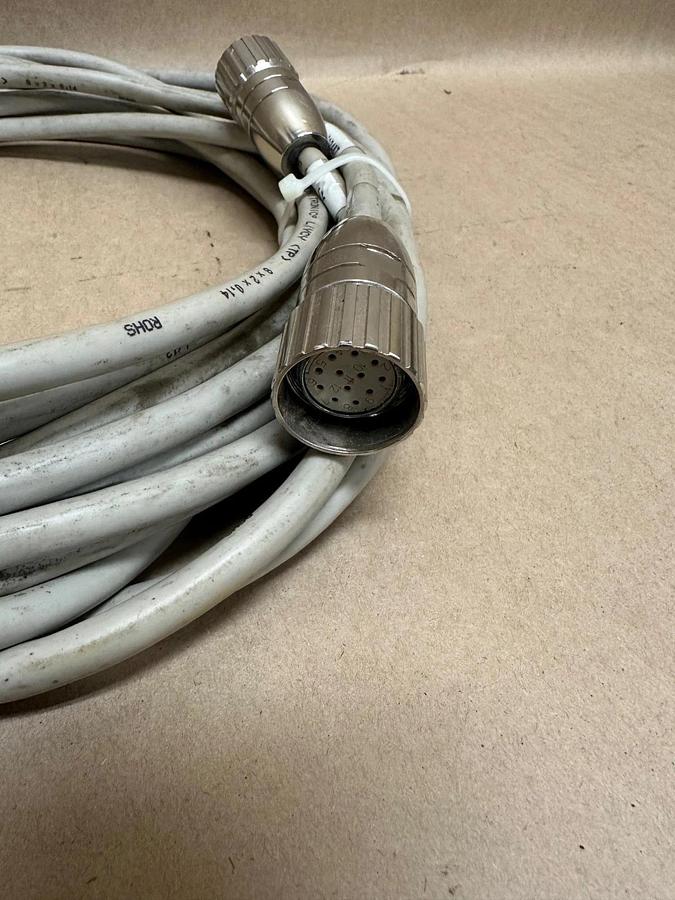 Used Lapp Kabel Stuttgart 8x2x0.14 Unitronic Liycy TP w/ Coninvers 12 Pin Connectors
