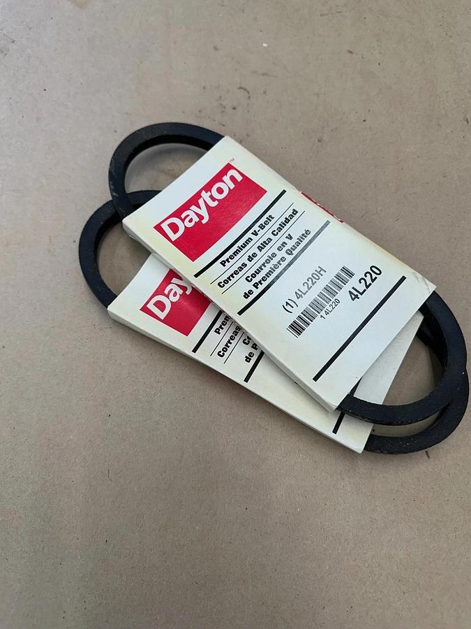 Used Dayton 4L220H V-Belt*NEW* Lot of 2