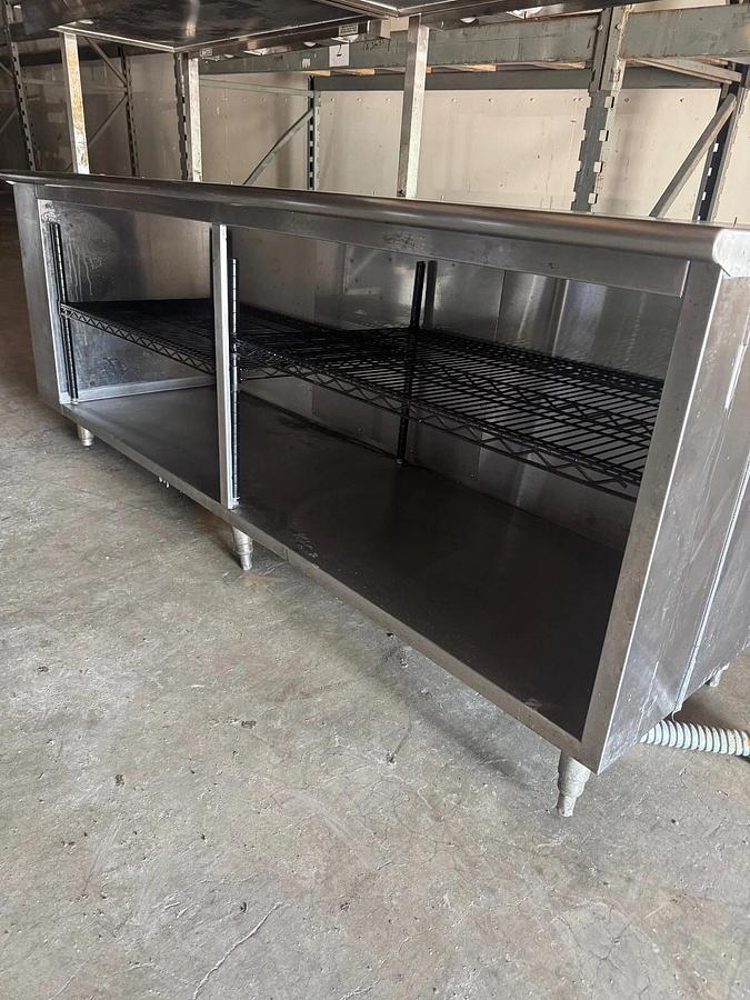 Used Marshall Air Systems 170525B208 Series 5000 Warming Rack, Work Station/SS Table