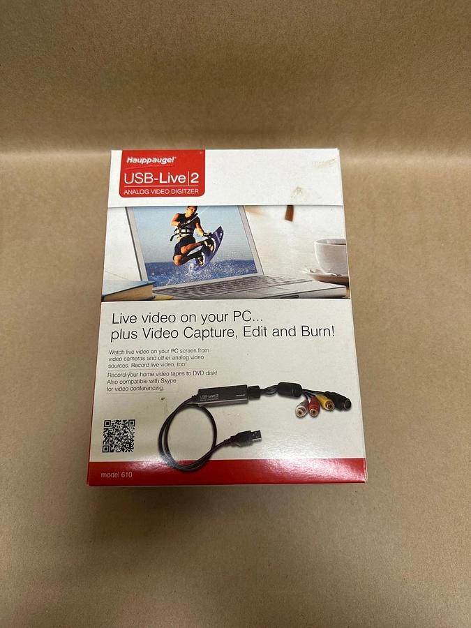Used Hauppauge Model 610 USB-Live 2 Analog Video Digitzer *NEW*