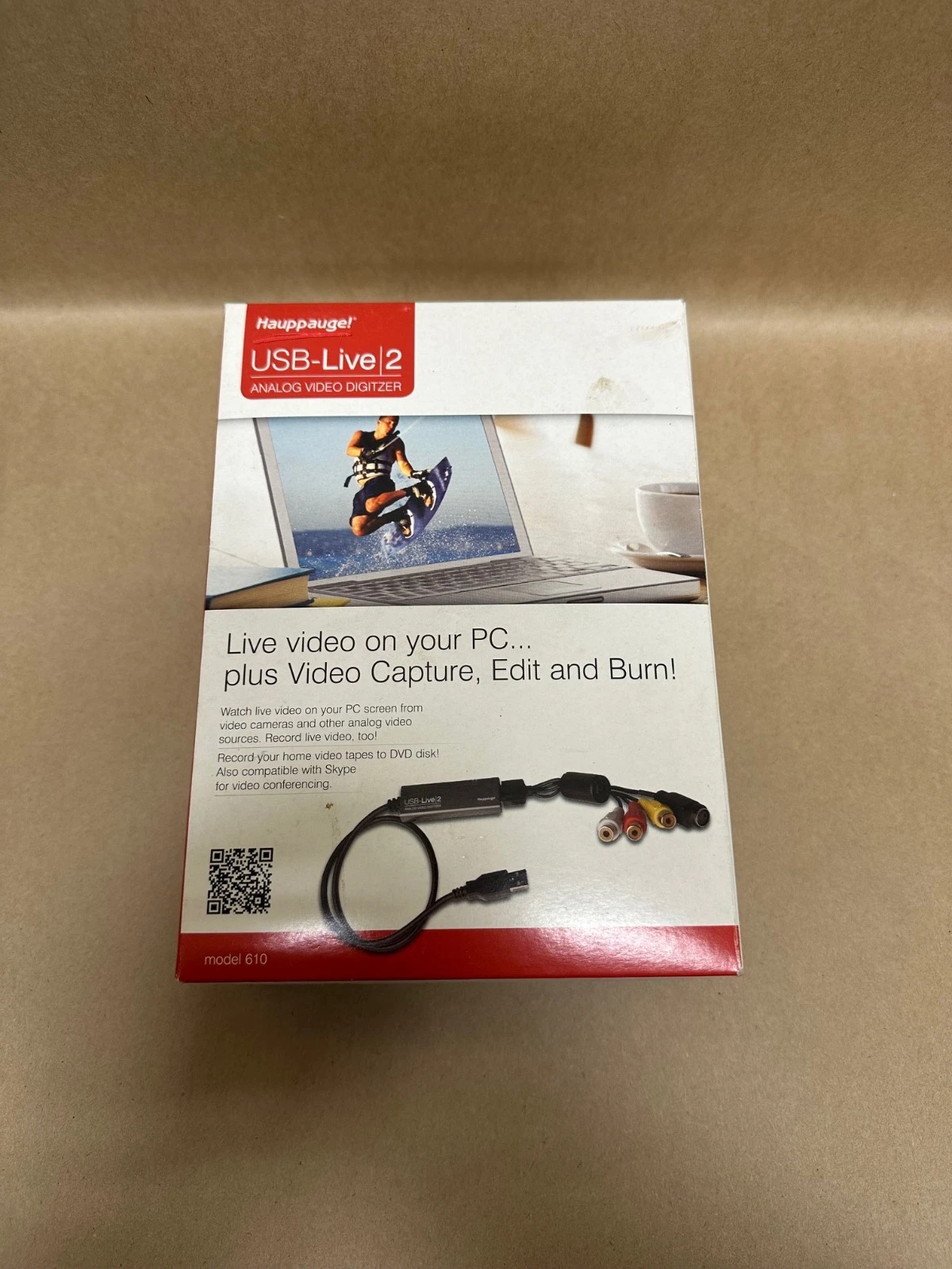 Used Hauppauge Model 610 USB-Live 2 Analog Video Digitzer *NEW*