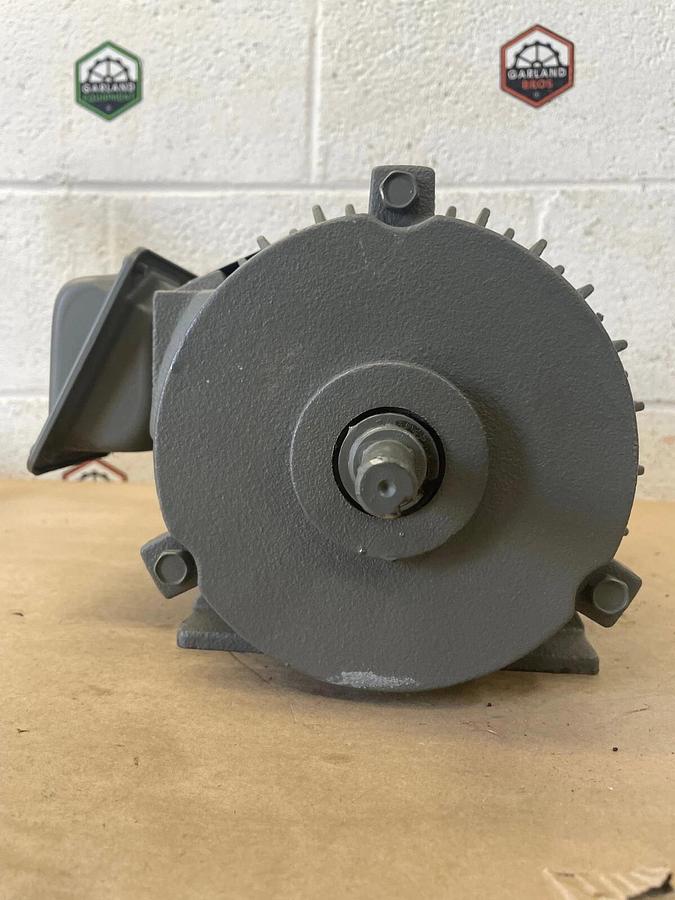 Used Toshiba B0014FLFAOZ 3-Ph Induction Motor 230/460V 2.9/1.45A, 1Hp 4 Pole 1745RPM