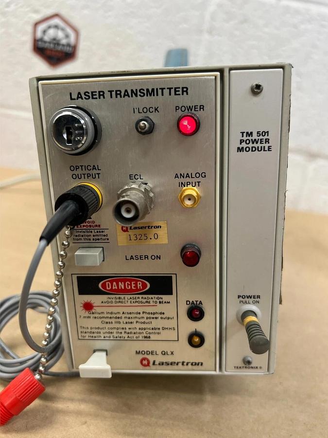 Used Laserton QLX Laser Transmitter w/ TM 501 Power Module - Working Condition!