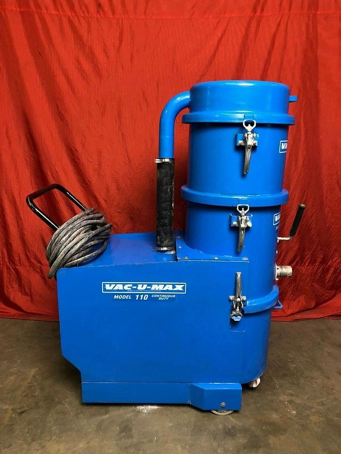Used Vac-U-Max Model 110 Explosion Proof Industrial Vacuum Cleaner MDL110.01