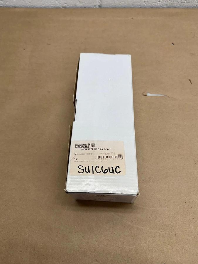 Used Weidmuller SU1C6UC C6 Circuit Breaker Qty 12 *NEW*