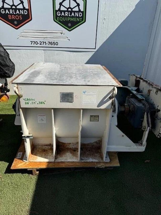 Used Western Pneumatics CFV-30 30X35 Rotary Airlock Feeder, Toshiba 7.5HP Motor