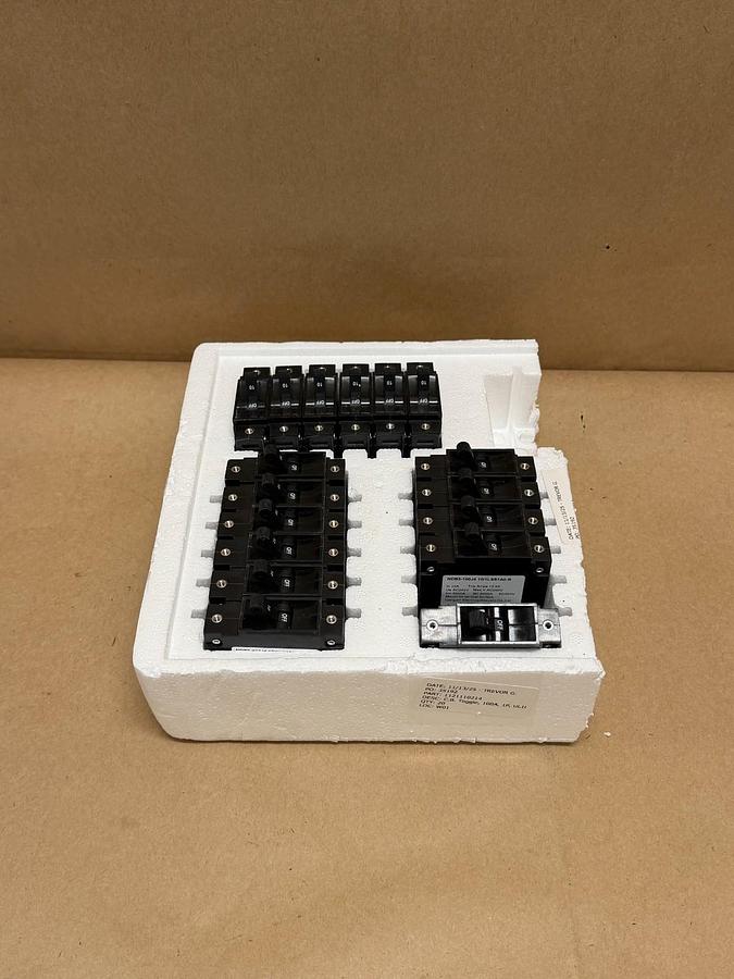 Used Nader NDB3-100J4 10/1LSS1A0-R 1-Pole Circuit Breaker - Lot of 17
