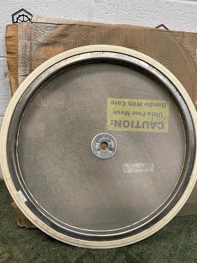 Used CPI Wirecloth Mesh for Vibratory Screener, 24”, 62 microns