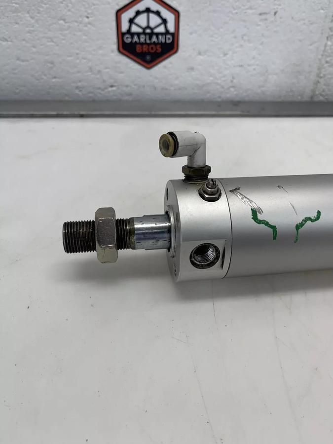 Used SMC CDG1BA50-400 Air Cylinder, Single Rod, 145 PSI, Max Press 1.00 MPa