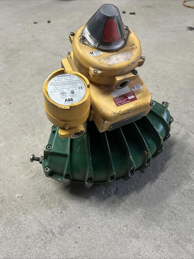 Used Kinetrol GU99NU Pneumatic Valve Actuator W/Bray Solenoid Type: 087.100