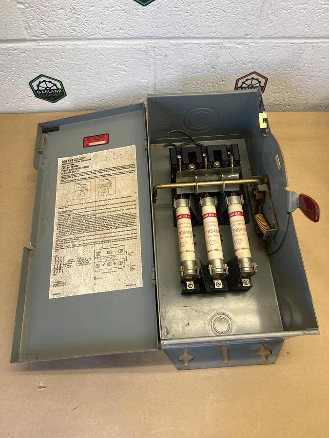 Used Westinghouse HFN362 600V, 60A Heavy Duty Safety Switch