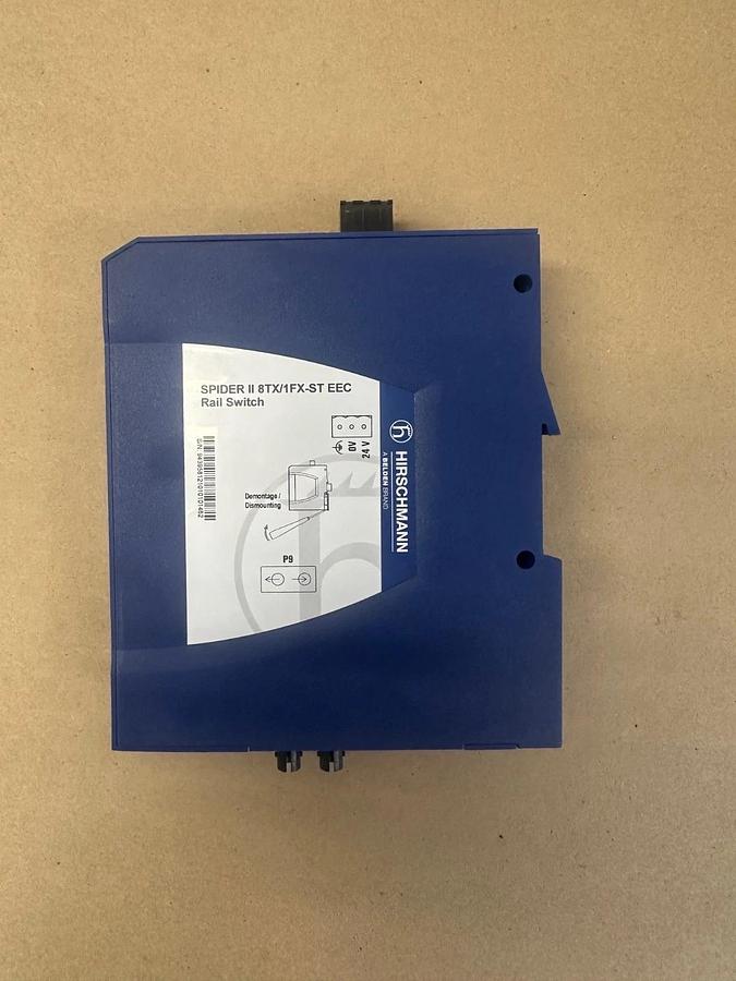 Used Hirschman Spider II 8TX/1FX-ST EEC Rail Switch