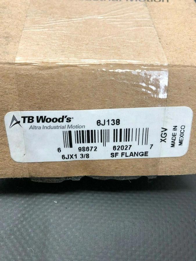 Used TB Woods 6J138-6JX1-3/8” SF Sure-Flex Flange