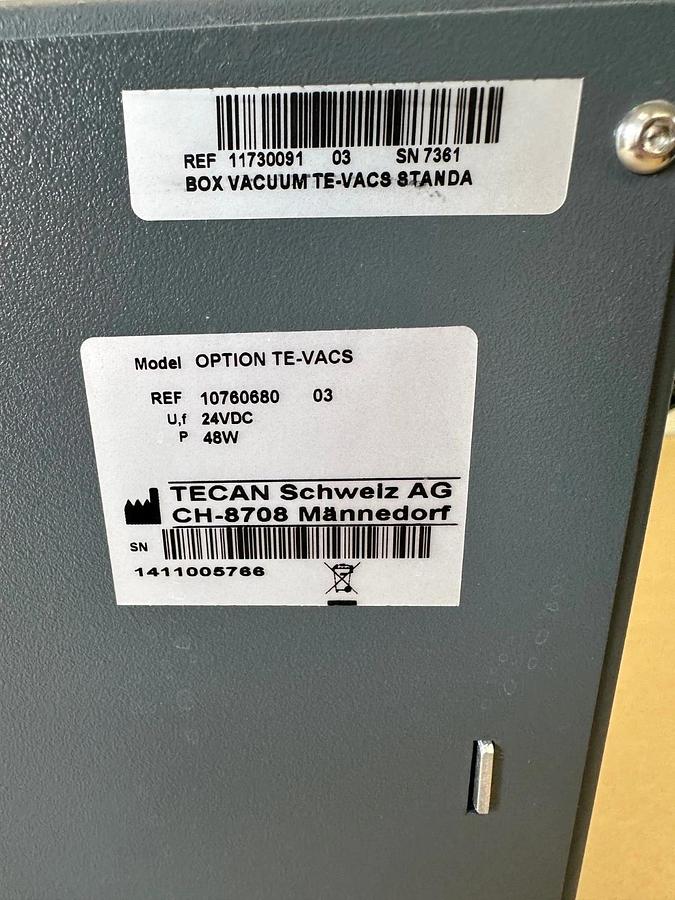 Used Tecan Schwelz AG Option TE-VACS Option Box Control Unit