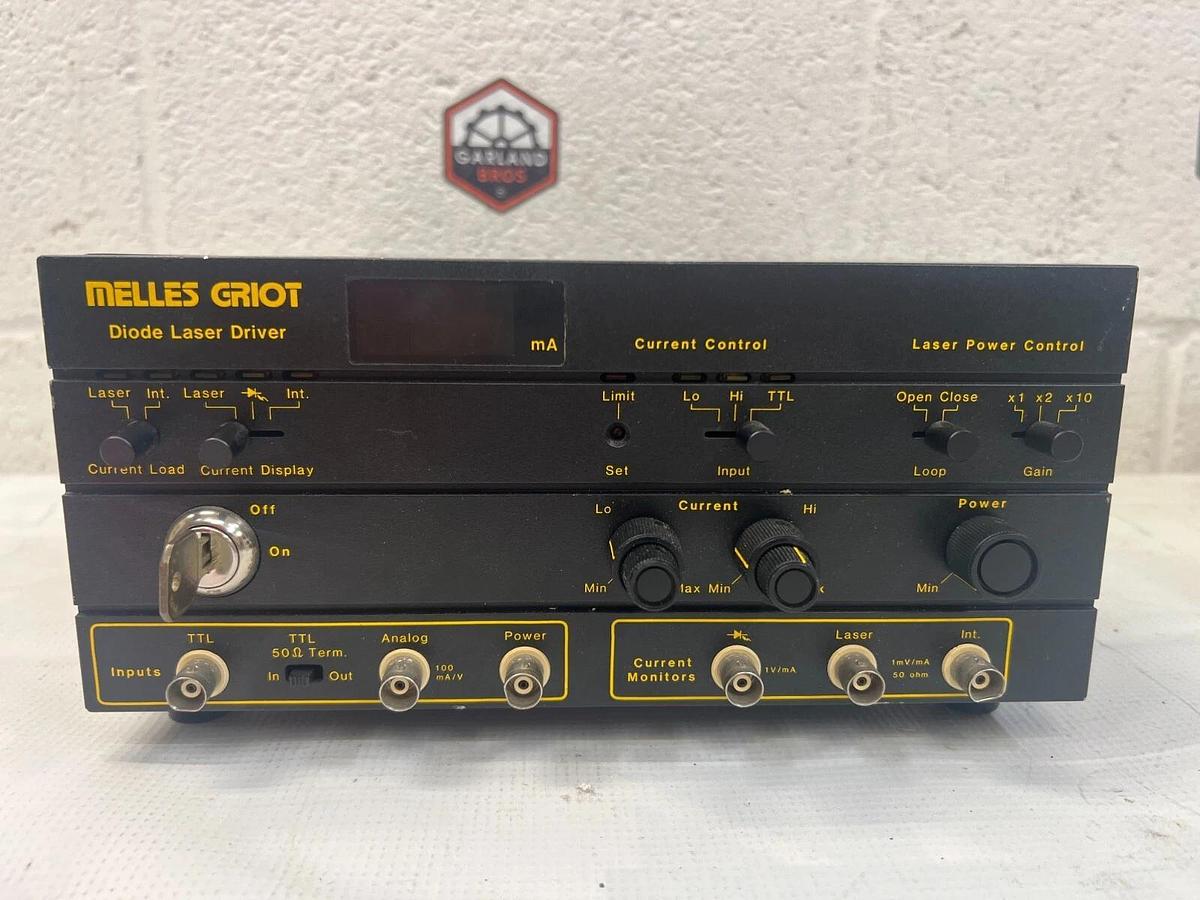 Used Melles Griot Diode Laser Driver, S/N D1007 - Parts Only