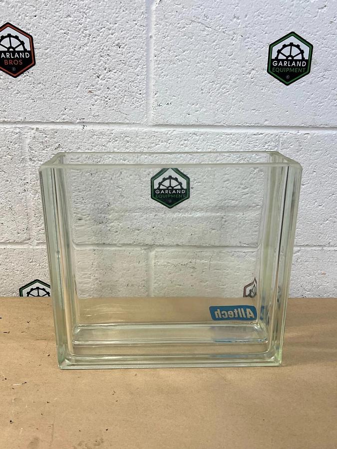 Used ALLTECH Soda-Lime Glass Rectangular Chromatography Jar w/o Lid