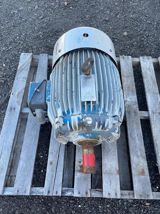 Used Toshiba International Corp B0404FLF1UM 40HP 1760RPM 3Ph 60Hz Induction Motor